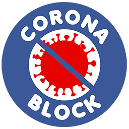 CoronaBLOCK for Facebook logo