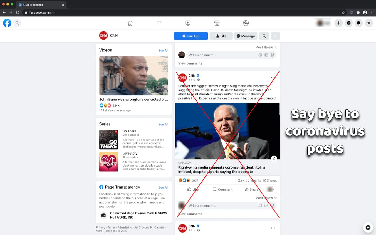 CoronaBLOCK in action